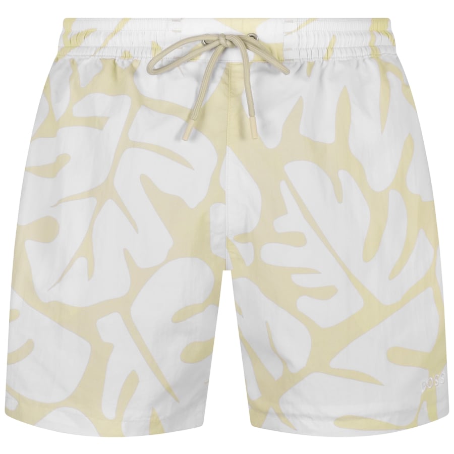 BOSS Bari Swim Shorts WhiteBOSS Bari Swim Shorts White Male Small